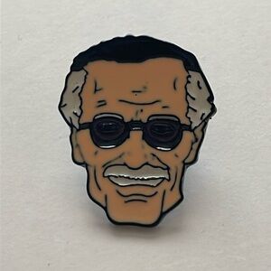 Stan Lee Face Pin
